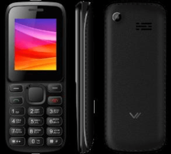 Телефон сотовый Vertex Vertex M107 Black, 1.77'' 120х160, up to 32GB flash, 0.3Mpix, 2 Sim, 2G, BT, Micro-USB, 900mAh, 113g, 109.1х45х13.3, задняя пан